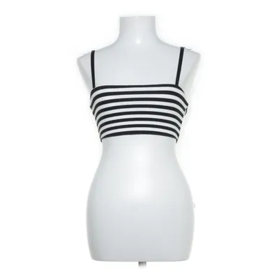 Crop top (Zwart, Wit) van Zara