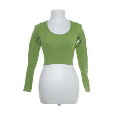 Lange mouwen shirt (Groen) van Amisu Elastaan, Polyamide