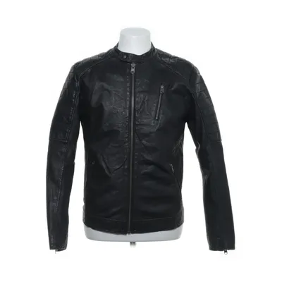 Læderjakke (Sort) fra Jack & Jones Læder, Polyester
