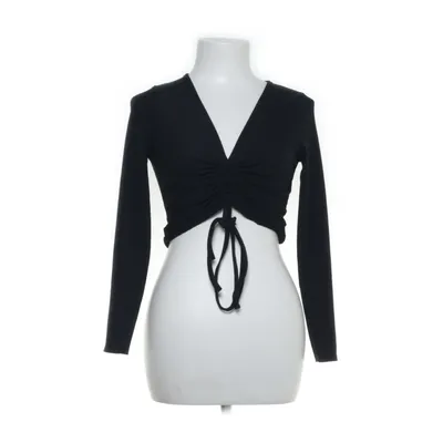 Crop top (Zwart) van Boohoo