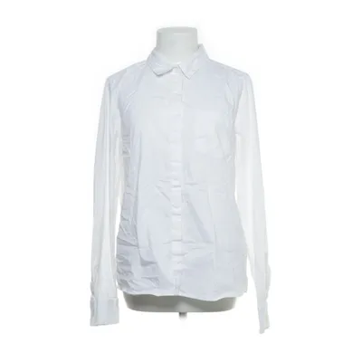 Skjorte (Hvid) fra H&M Elastan, Bomuld, Polyester