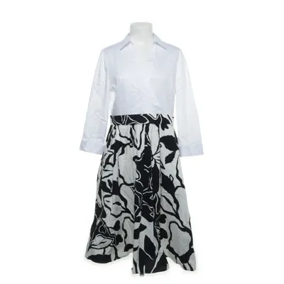 Dress (White, Black) from Zero Silk, Polyamide, Elastane, Cotton