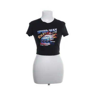 Crop top (Sort) fra Shein Bomuld, Elastan