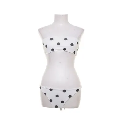 Bikini (White, Black) from Solid & Striped Elastane, Polyester, Polyamide