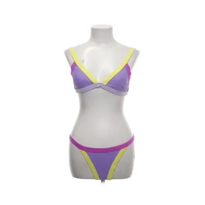 Bikini (Lila, Flerfärgad) från Shein Elastan, Nylon
