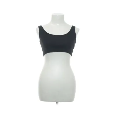 Crop top (Zwart) van Divided by H&M Katoen, Elastaan