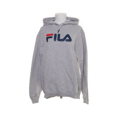 Huvtröja (Grå) från Fila Bomull, Viskos, Polyester