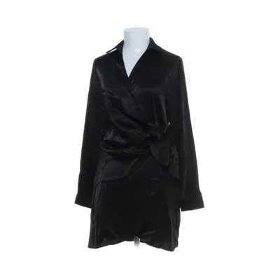 Dress (Wrap Satin Shirt Dress) from NA-KD Elastane, Polyester