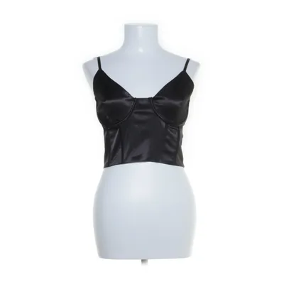 Crop top (Satin Corset V-Neck Top) from NA-KD Elastane, Polyester
