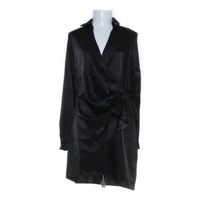 Dress (Wrap Satin Shirt Dress) from NA-KD Polyester, Elastane