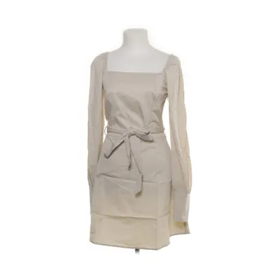 Jurk (Straight Shape Puffy Sleeve) van NA-KD Elastaan, Polyamide, Katoen