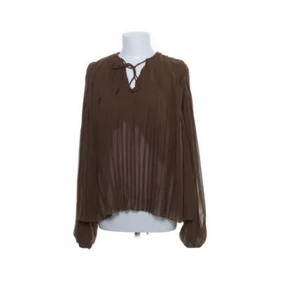 Blouse (Pleated Round Neck Blouse) from NA-KD Polyester