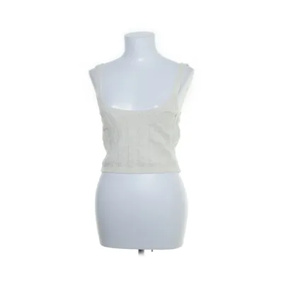 Crop top (Wide Rib Knitted Cropped Top) van NA-KD Polyester, Katoen