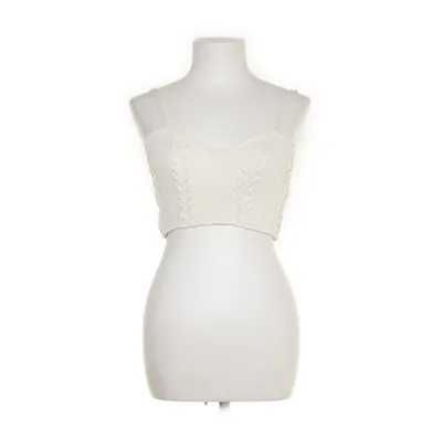 Crop top (Beige) van Zara Polyester