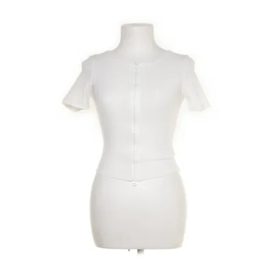Top (Wit) van Shein Katoen, Polyester