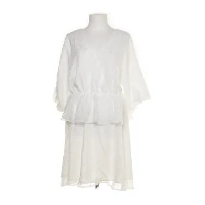 Jurk (Flower Structured Overlap Dress) van NA-KD Polyester