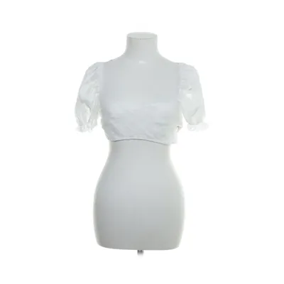 Crop top (Wit) van PrettyLittleThing Elastaan, Polyester