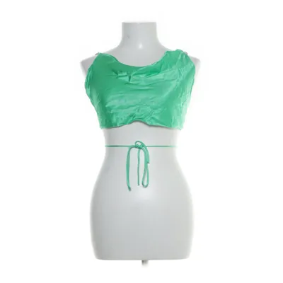 Halter neck top (Green) from Zara