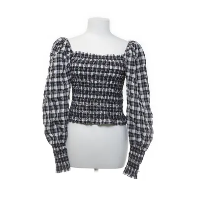 Blouse (Zwart, Meerkleurig) van H&M Katoen, Polyester, Polyamide