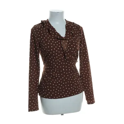 Wickelbluse (Braun) von Samsa Collection Polyester