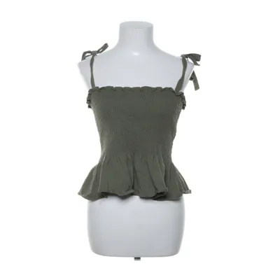 Crop top (Grön) från H&M Bomull, Elastan