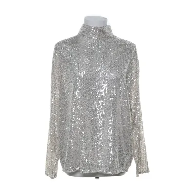 Blus (Silverfärgad) från H&M Elastan, Polyester