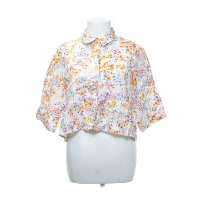 Kortærmet skjorte (Hvid, Flerfarvet) fra H&M Linned
