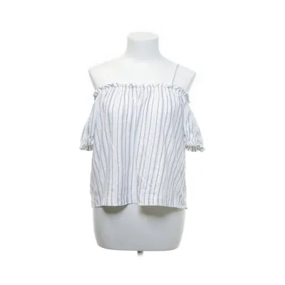 Top (White, Blue) from H&M Cotton