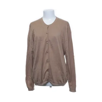 Strickjacke (Braun) von Burlington Wolle, Baumwolle