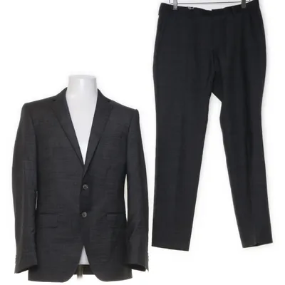 Kostym (Grå, Svart) från Boss Hugo Boss Viskos, Polyester, Acetat, Ull