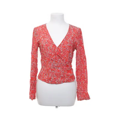 Wrap blouse (Red, Multicolored) from H&M Viscose