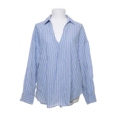 Blouse (Blue, White) from H&M Cotton