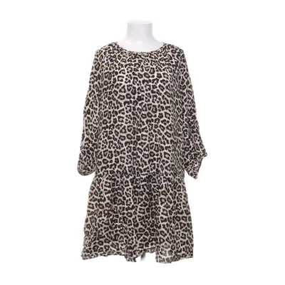 Kleid (Braun, Schwarz, Beige) von H&M Polyamid, Viskose