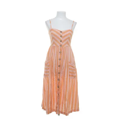 Klänning (Orange, Beige) från OOOPERATIVE Linne, Viskos