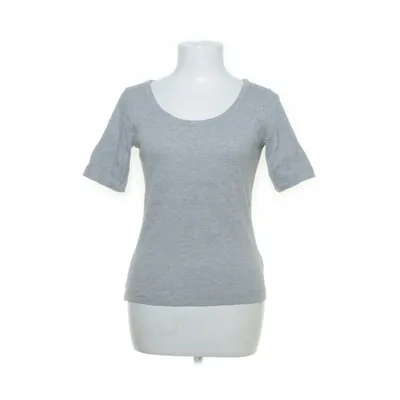 T-shirt (Grå) fra H&M Basic Bomuld, Viscose, Elastan