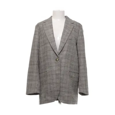 Blazer (Gray, Multicolored) from H&M Elastane, Polyester, Viscose