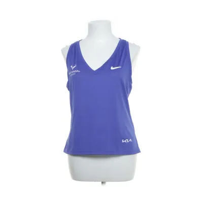Sport tanktop (Blauw) van Nike Polyester, Elastaan