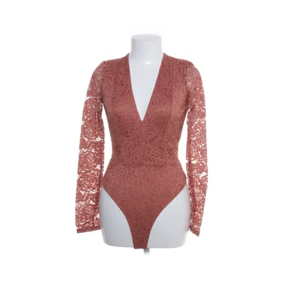 Romper (V-Shaped Lace Body) van NA-KD Elastaan, Polyamide