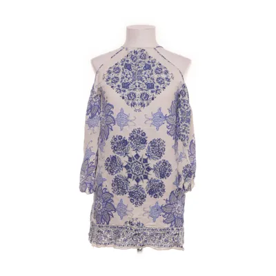 Klänning (Vit, Blå)