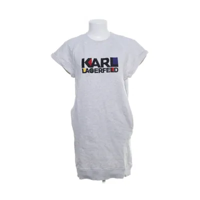 Dress (Gray, Multicolored) from Karl Lagerfeld Cotton