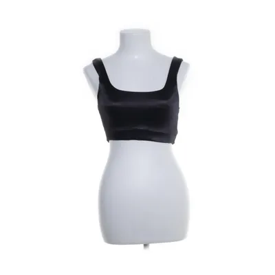 Crop top (Zwart) van Loavies Polyamide, Elastaan