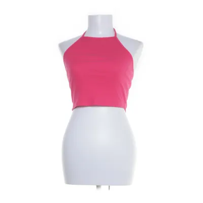 Halterneck top (Pink) fra Shein Bomuld, Elastan