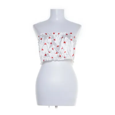 Tube top (Wit, Meerkleurig) Elastaan, Polyester