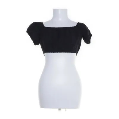 Crop top (Sort) fra H&M Viscose, Polyamid