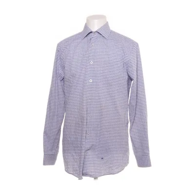 Shirt (Blauw) van Dressmann Katoen, Polyester