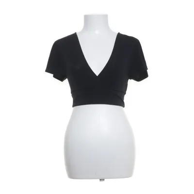 Crop top (Sort) fra Divided by H&M Elastan, Polyester