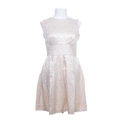 Klänning (Beige, Guldfärgad) från Closet Elastan, Viskos, Polyester