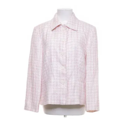 Kavaj (Rosa, Vit) från Nienhaus Ull, Viskos, Akryl, Polyester