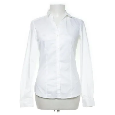 Shirt (White) from H&M Modern Classic Polyamide, Elastane, Cotton
