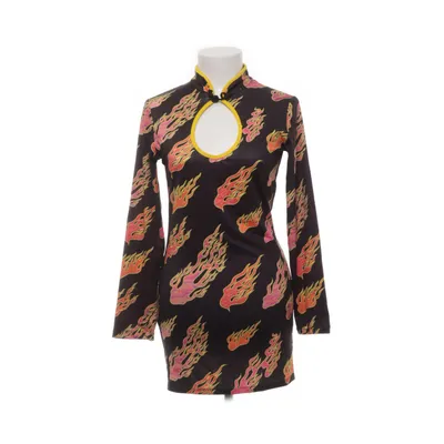 Klänning (Svart, Flerfärgad) från Jaded London Elastan, Polyester